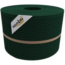 zaunzu® Sichtschutzstreifen 50 m x 19 cm x 0,1 cm Grün Metall