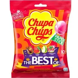 Chupa-Chups Lutscher The Best Of, 120 g, 10 Stück