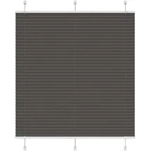 vidaXL Plissee 120 x 100 cm schwarz