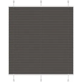 vidaXL Plissee 120 x 100 cm schwarz