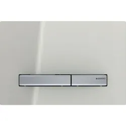 Geberit BetPl Sigma50 für 2-Mengen-Sp verchromt sand-grau