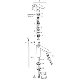 Hansgrohe Talis E 110 Einhandmischer brushed bronze 71710140