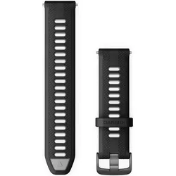Garmin Wechselarmband Silikon Umfang: 130-220 mm schwarz/hellgrau/schiefer 22 mm