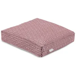 Boxkissen Dobby Rot ca. 40x40cm