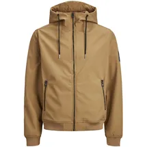 JACK & JONES Herren JJEBASIC Softshell Hood NOOS Kurzjacke, Otter,XXL