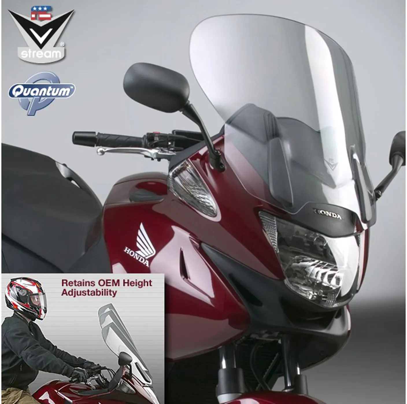 NATIONAL CYCLE Windshield VStream Sport Touring Lexan® Polycarbonat mit Quantum Beschichtung