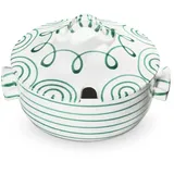 Gmundner Keramik Grüngeflammt Suppentopf 20 cm rund