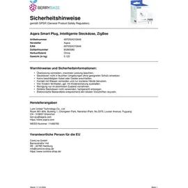 Aqara Smart Plug Weiß