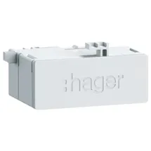 Hager ZZ45WAN2PP RJ45-Buchse in Patch/Patch 180° CAT6A