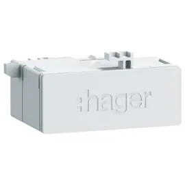 Hager ZZ45WAN2PP RJ45-Buchse in Patch/Patch 180° CAT6A