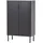 Woood Gunnar Schrank 135 x 85 x 39 cm Schwarz