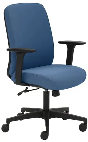 Mayer Drehstuhl myTriton 2219 mit niedrigem Rücken Blau