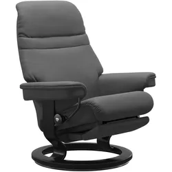 Stressless Sunrise | Power Sessel M Batick Grau Schwarz