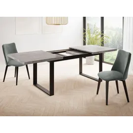 WFL GROUP Valentino 160 x 90 x 75 cm grau