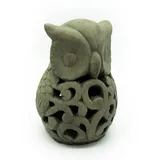 Hti-Living Gartenfigur Eule Zement