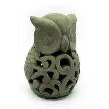 Hti-Living Gartenfigur Eule Zement