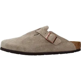 Birkenstock Boston Weichbettung Veloursleder taupe 38