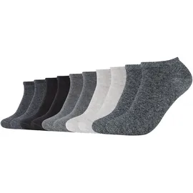 s.Oliver Sneakersocken 10er Pack Schwarz/Grau 43-46