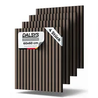 Dalsys Akustikpaneel Dalsys Walnuss 4 St. 60 x 60