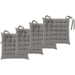 4x Stuhlkissen 38x38cm