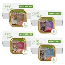 Lyra Pet Feine Paté Katzenfutter Nassfutter Mix 68 x 100 g