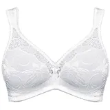 SUSA Bügelloser BH SUSA "BH ohne Bügel Topsy", Damen, Gr. 95, Cup D, weiß, Obermaterial: 63% Polyamid PA. 19% Baumwolle CO. 18% Elasthan EL., BHs