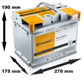 Continental 80Ah 12V