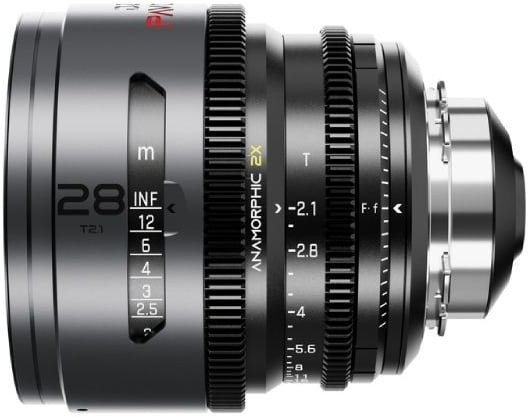 DZOFILM Pavo 2x Anamorphic 28mm T2.1 für PL/EF Mount S35 metric - Neutral Coating