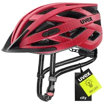 Uvex City i-vo Radhelm 52-57 cm 16 Ruby red matt
