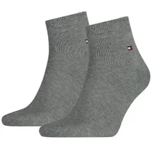 Tommy Hilfiger TH MEN QUARTER 2P Sneakersocken Grau 43-46