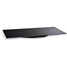 MELICONI Rotobase Elite M, Drehteller für Monitore und Fernseher, um 360° Drehbarer Standfuß, Belastbarkeit bis 70 kg, Gehärtetes Glas, Made in Italy, Schwarz
