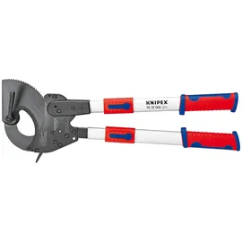 Knipex Kabelschneider (Ratschenprinzip) mit Teleskopschenkeln 680 mm, 95 32 100