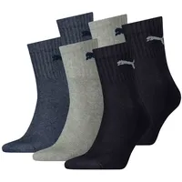 Puma Socken 6er Pack Stretch bunt|berlinerblau 43-46