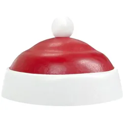 Weihnachtsmütze für Holztier Papa Spatz