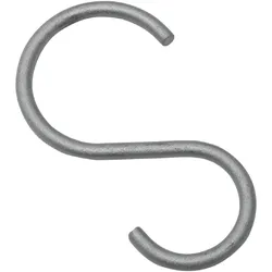 Gardinia S-Haken Industrial Home für Gardinestange Ø 25 mm silber