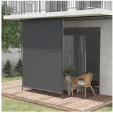 Outsunny Senkrechtmarkise 200 x 305 cm Grau
