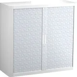 PAPERFLOW easyOffice Classic Chic Rollladenschrank 60006 2 Fachböden 110,0 x 41,5 x 104,0 cm