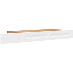 Bettschubkasten HOME AFFAIRE "Tara", weiß (weiß matt, pacific walnut), B:188cm H:20cm T:72cm, MDF, Spanplatte, Schubladen, Bettschubkasten Bett-Zubehör, für Tara Betten, auf Rollen