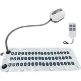 Elektrische Seifenblasen-Badematte mit Heizung, tragbares Spa-Badewannen-Massagegerät mit rutschfesten Saugnäpfen, verstellbare Ganzkörper-Massagematte für Zuhause, Badezimmer, Entspannung