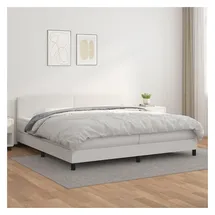 vidaXL Boxspringbett 200 x 200 cm Weiß