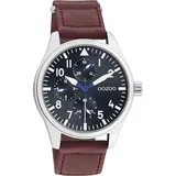 Oozoo Herren Armbanduhr Timepieces C11006 Analog Leder braun UOC11006