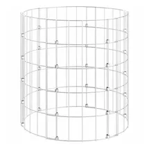 vidaXL Gabionen-Säule Rund 50 × 50 cm