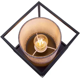 NÄVE Tischlampe Grau Schwarz
