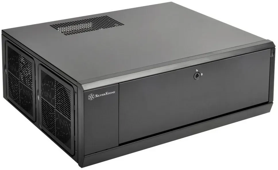 Silverstone PC-Gehäuse SilverStone SST-GD10B, HTPC-Gehäuse schwarz