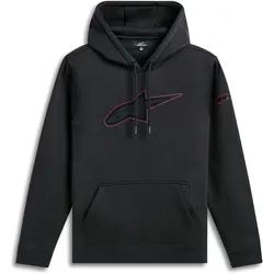 Alpinestars Insignia, Kapuzenpullover - Schwarz/Rot - S