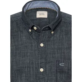 CAMEL ACTIVE Kurzarmhemd mit Kontrastdetails blau XL