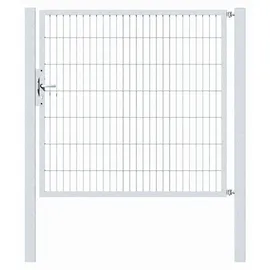 GAH Alberts Gartentor 150 x 140 cm Silber/Stahl