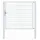GAH Alberts Gartentor 150 x 140 cm Silber/Stahl