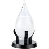 Carlo Milano Modernes FitzRoy-Sturmglas in Tropfenform, 22cm