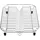 Blanco Abtropfrost 34 x 40 x 3 cm Silber